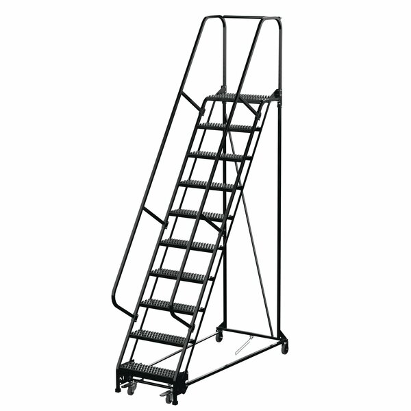 Vestil 130 H Steel PW Ladder, Grip Strut Esd, 10 Step, 10 Steps LAD-PW-26-10-G-ESD